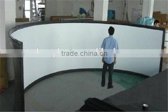 HD 3d circular projection screen for home/cinema/exhibition