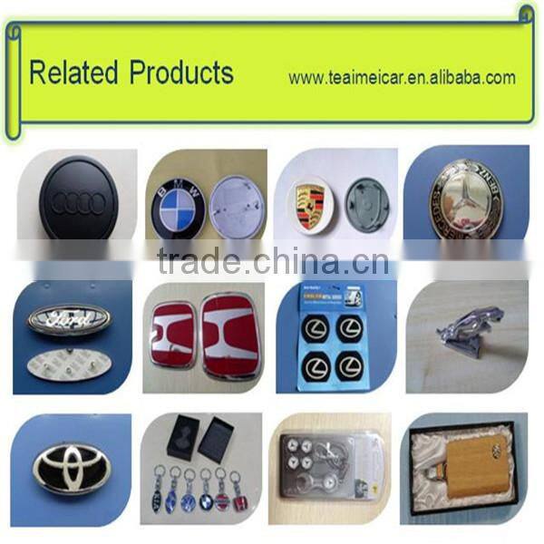 Manufature Direct Sale Decorative Chrome Plated Car Fender Sticker