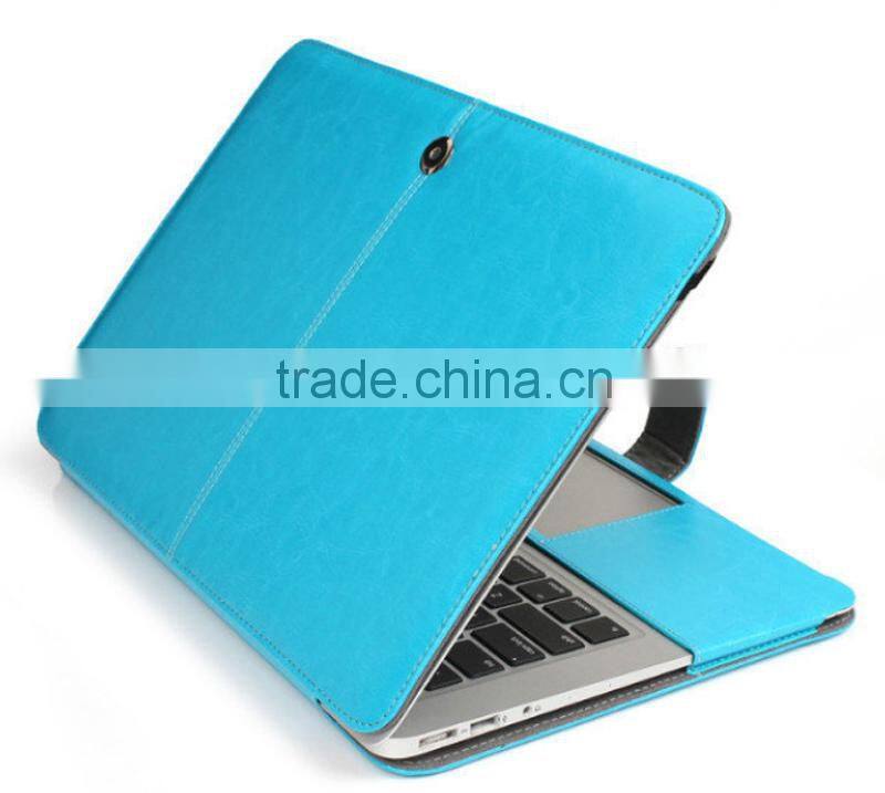 Luxury leather flip case for Macbook air 11/13/pro 13.3/retina 13.3/pro 15.4