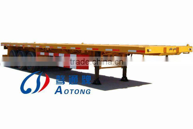 hot sale aotong brand 2 axles / 3 axles container semi trailer for 40ft/45ft/20ft container