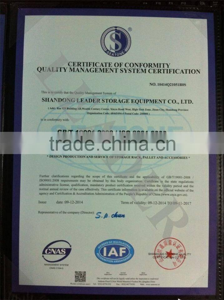 Space saving storage equipment heavy duty steel mezzanine rack