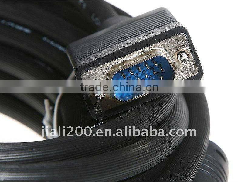 5ft/1.5m Super Scan HD15P SVGA/VGA Cable Male/Female with 2 ferrites