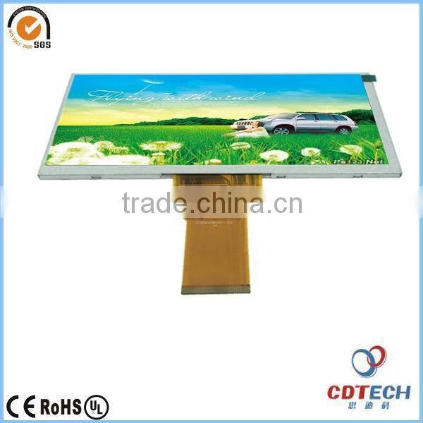 Car-carrying GPS TFT LCD Module 7 inch 40 pin hd Tft lcd touch module with 24bit RGB interface