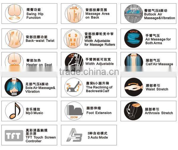 Hot sale Music Luxury Massage Chair DLK-H020