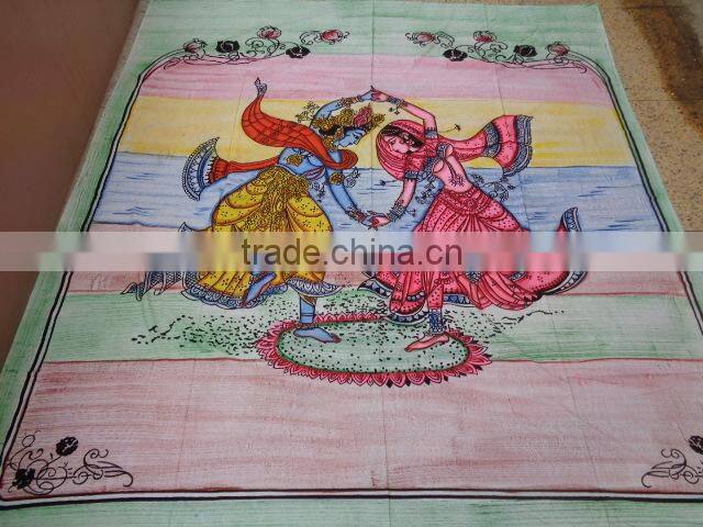 indian hindu gods printed bedsheets tapestries