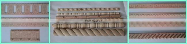 unpainted beech wood mouldings
