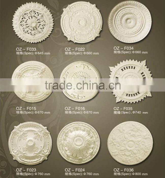 PU ceiling medallion tile,carved ceiling medallion