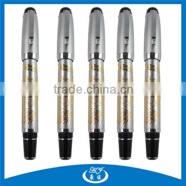 With Leather Material Metal Fountain Pen,Expensive Fountain Pen,Luxury Fountain Pen