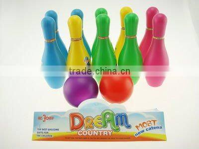 plastic toy bowling