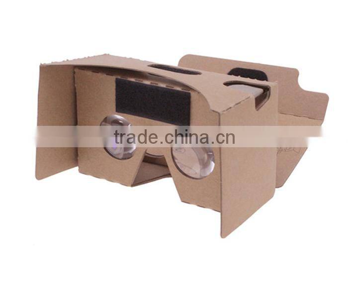 Newest google cardboard vr 3d glasses headstrap virtual reality 3D glasses Google cardboard version 2.0 with 4.8"5.0"6.0"inch