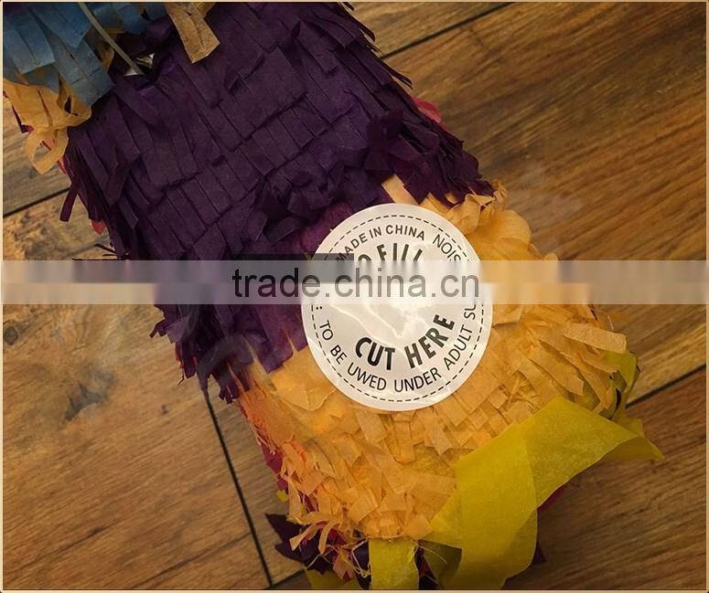 2016 Factory rainbow donkey pinata manufacturers