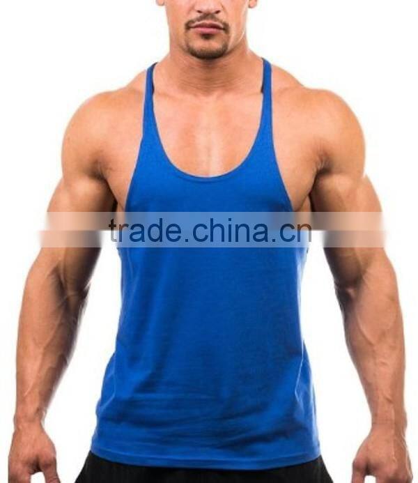 Bulk y back stringer fitness gym tank top men (lyh020080)
