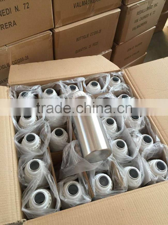 sport water bottle, 250ml aluminum bottle, empty aluminum water bottle with cap