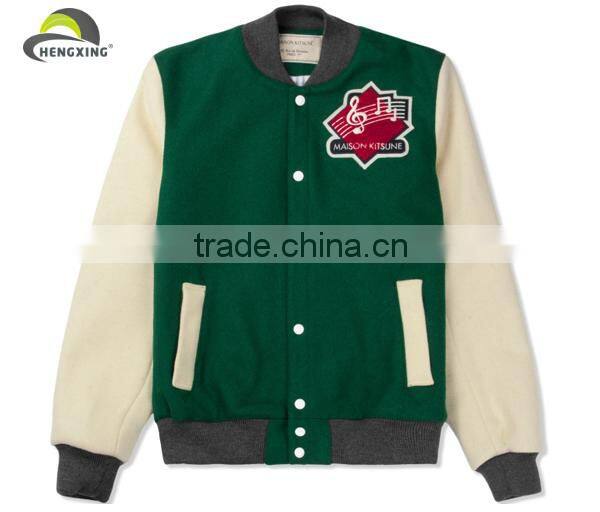 custom high quality wool jacket/ leather jacket/winter jacket