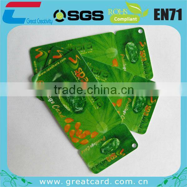 Triple 54*28mm Key Tag Card breakable