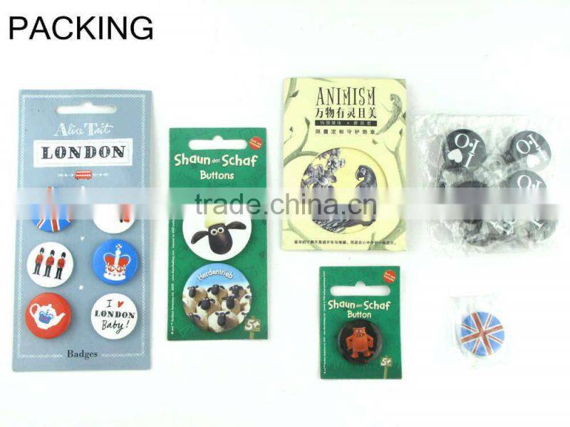 2015 promotional custom tourist souvenirs tinplate button badge making machine