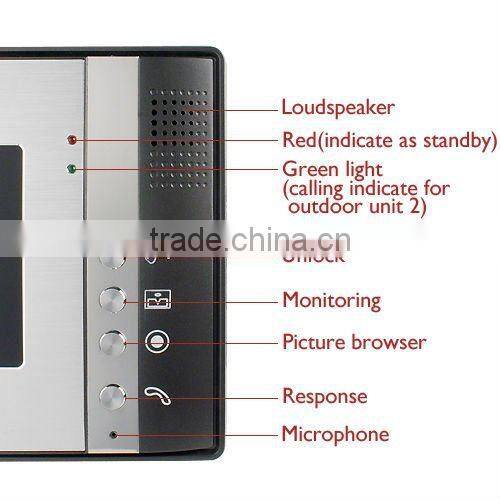 CA801+VD202 7'' Digital Intercom System