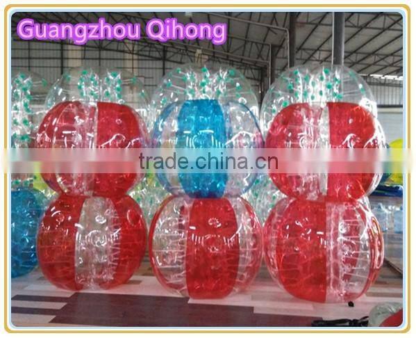 Most popular inflatable zorb soccer balls for sale, bubble soccer sports bumper ball for kids and adults