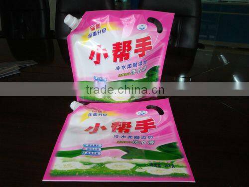 Plastic Stand Up Pouch with Spout