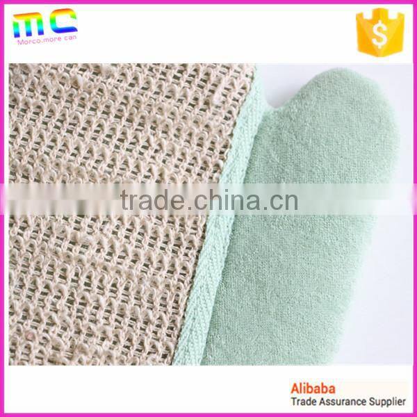 loofah padded bath mat
