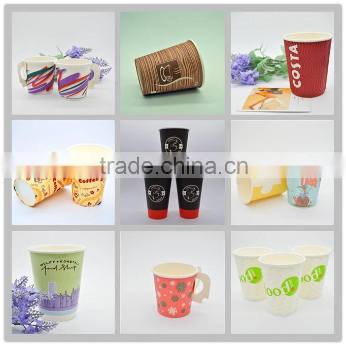 New ripple wall paper cup from paper threading machine