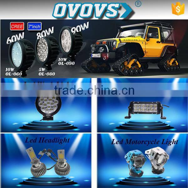 wholesale super power ovovs 80w double led headlight for harley with IP67