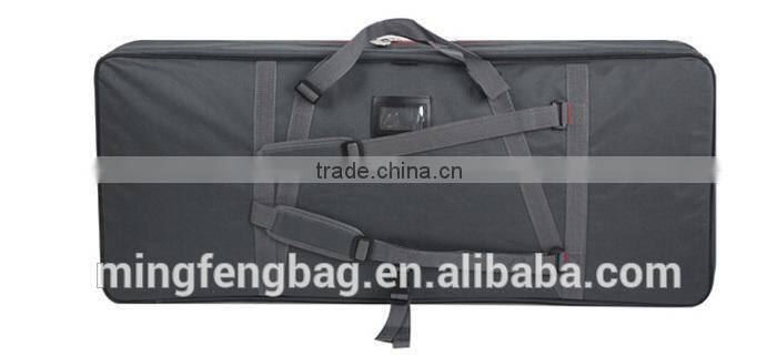 Custom High Quality Tote and Shoulder Thickening 61 Keys Musical Instrument Electronic Organ Bag with Pulleys