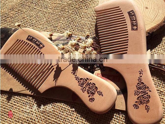 Popular wholesale wood comb hand made wood comb
