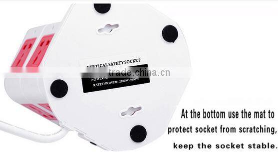 power extension, 2 USB extension Socket,USB socket outlet