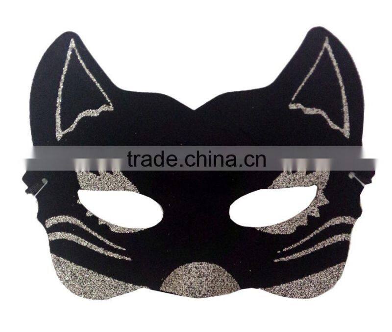 Halloween cat eye party mask
