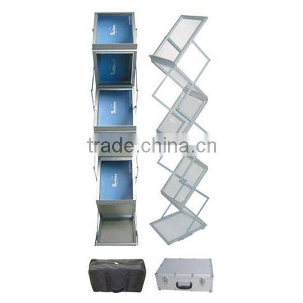 6 layers outdoor advertising stands brochure standing