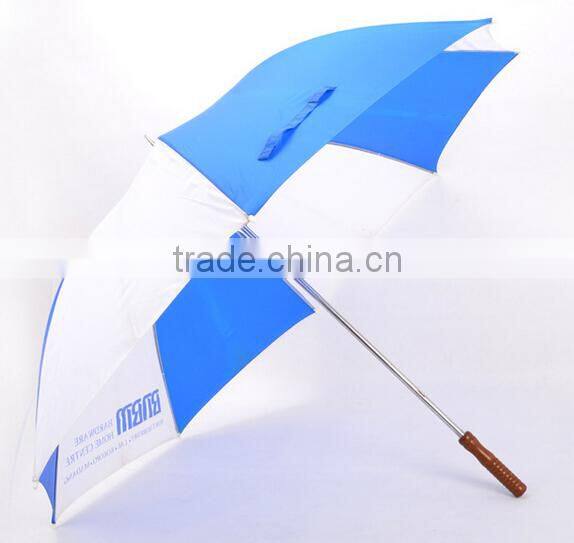 cheap promotional advertising auto open green leading golf umbrella
