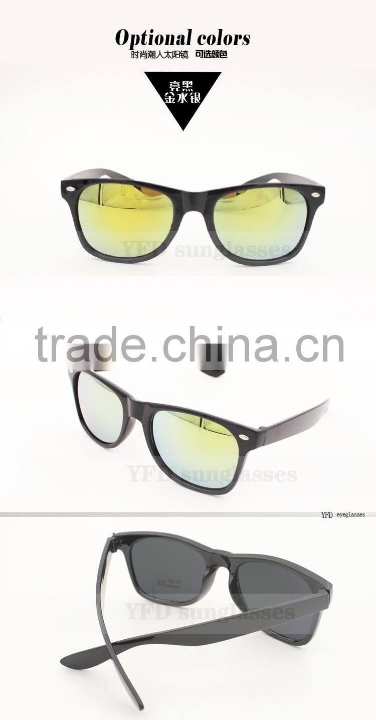 2015 hot sale fashion classic decorated sunglasses for men and women