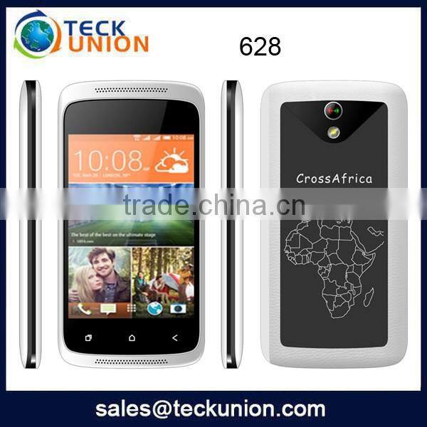 628 3.5inch factory original real touch PDA phone printed world map
