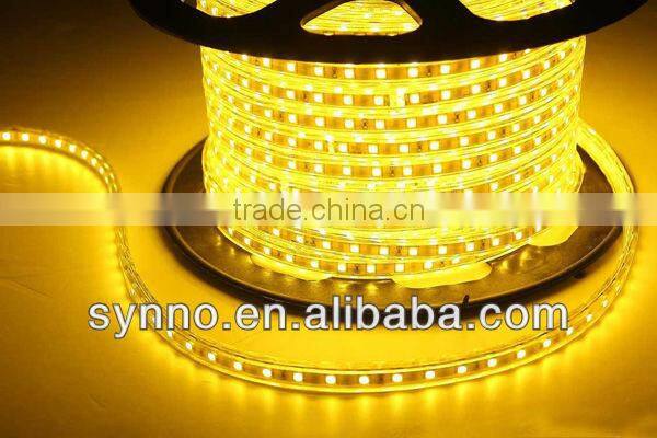 Cheapest SMD3528- 60leds/m 220V rgb ip65 LED Strip lights