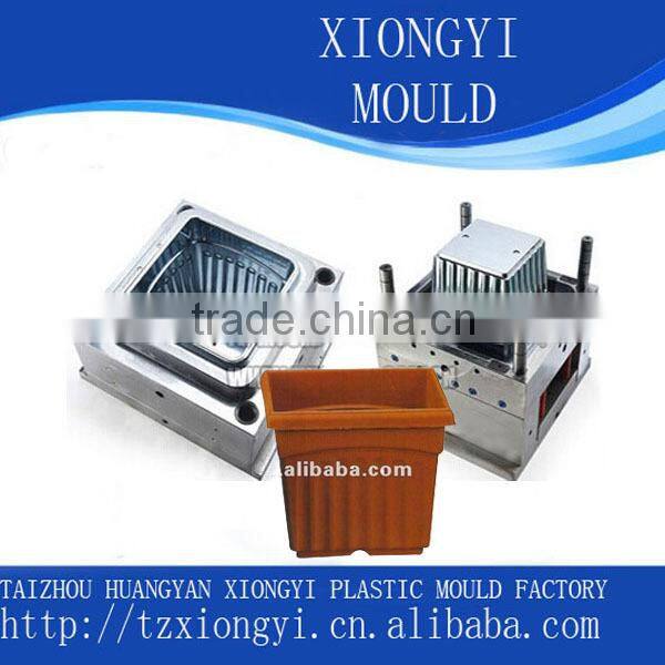 custom EU standard plastic fashional garden flowerpot mould manufacturer