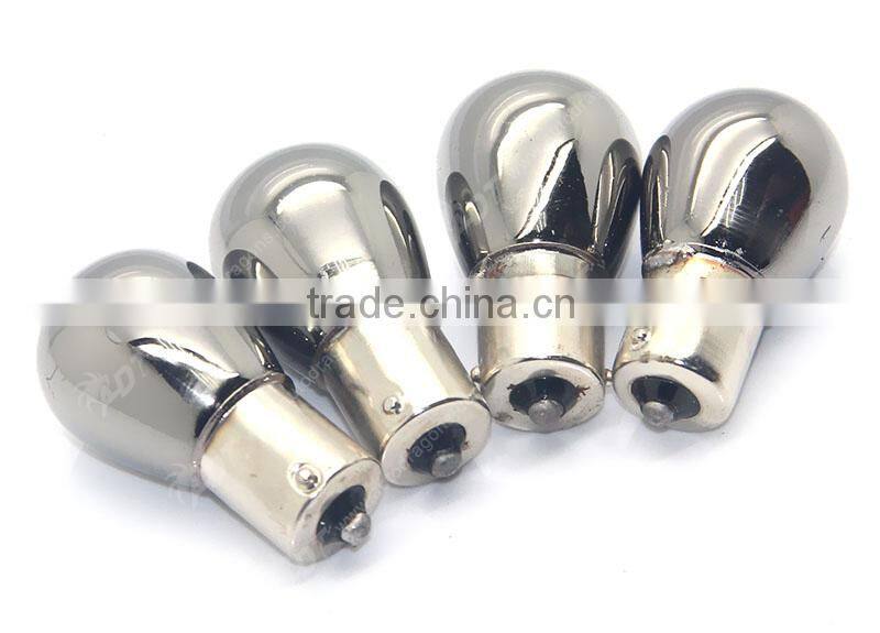 High quality p21w chrome amber chrome lamp light