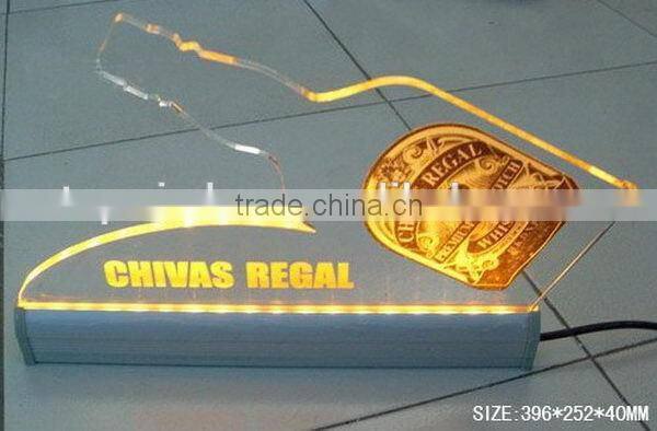 Popular useful plexiglass wine bottle display stand