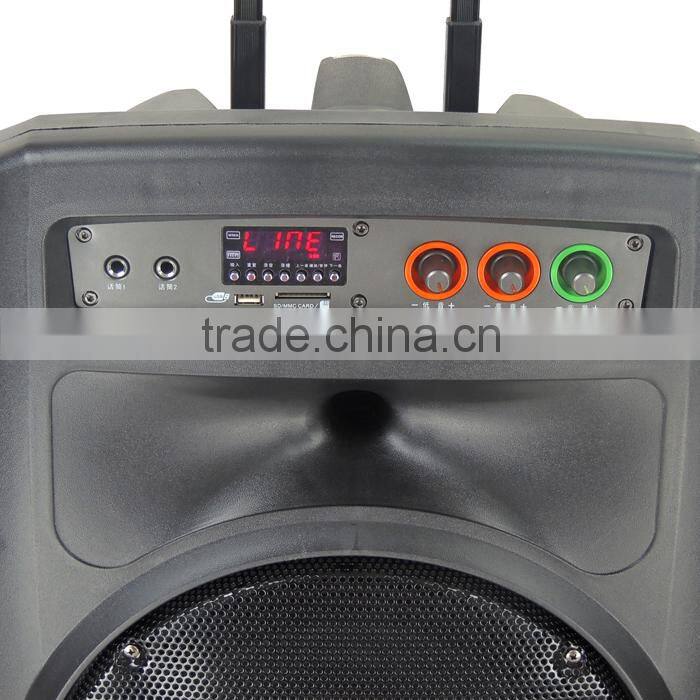 Heavy sound plastic stage high quality amplified speaker WP-16