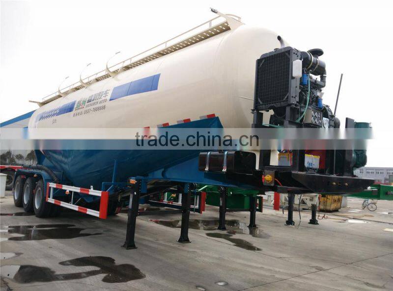 Hot sell 45cbm Bulk Cement Tanker Trailer / cement trailer Sale