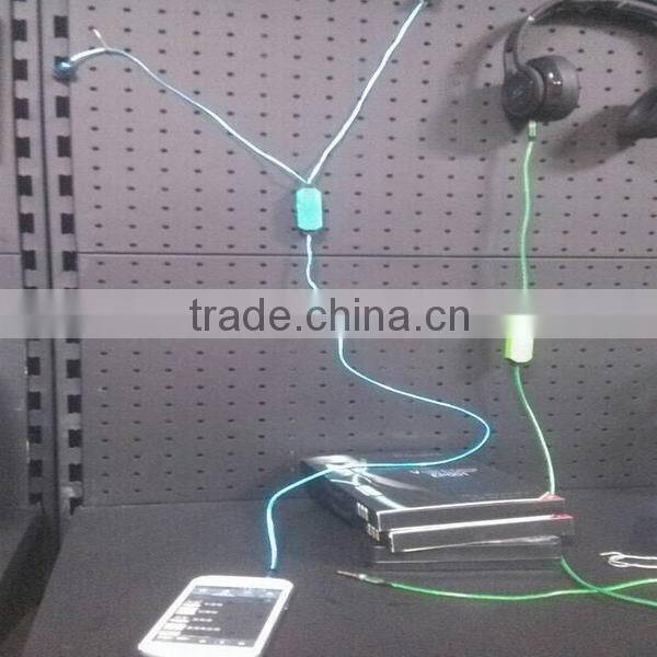 EL Light Hands Free With MIC Earphones