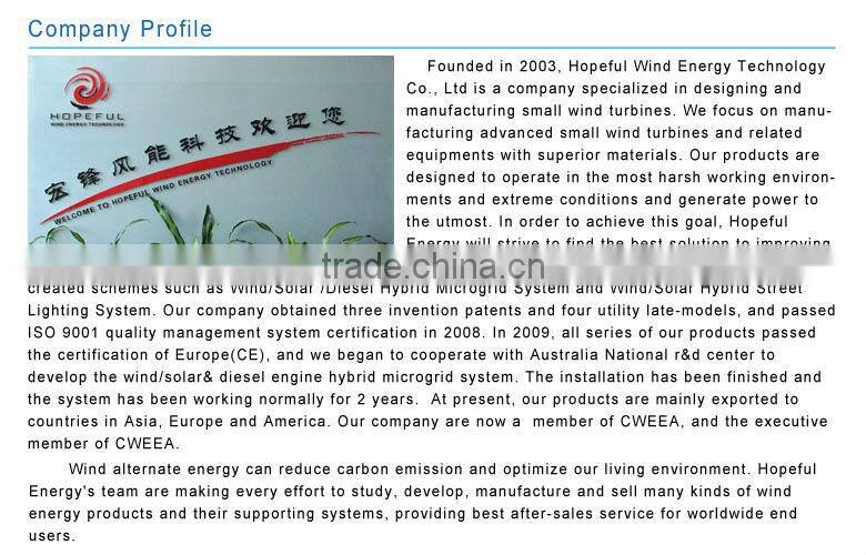 1KW High efficiency Variable Pitch Wind Turbine electric generating windmills for sale