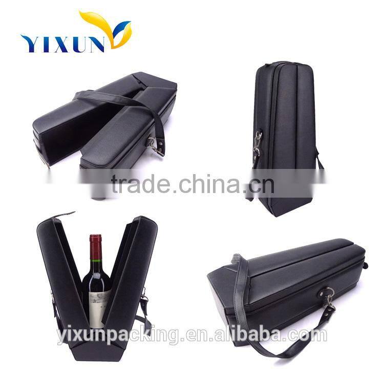 Leather wine box, wine packaging box