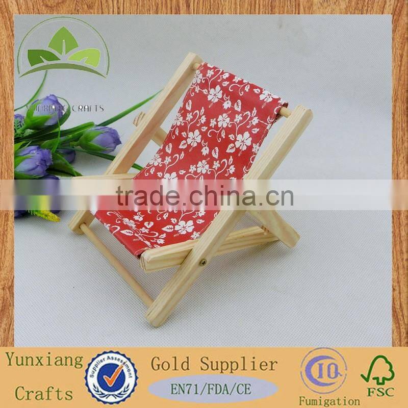 5.5" phone chair phone holder wood phone chair