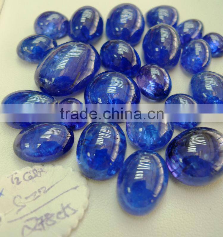 Natural Multi Shape Cabs Loose Gemstone Tanzanite
