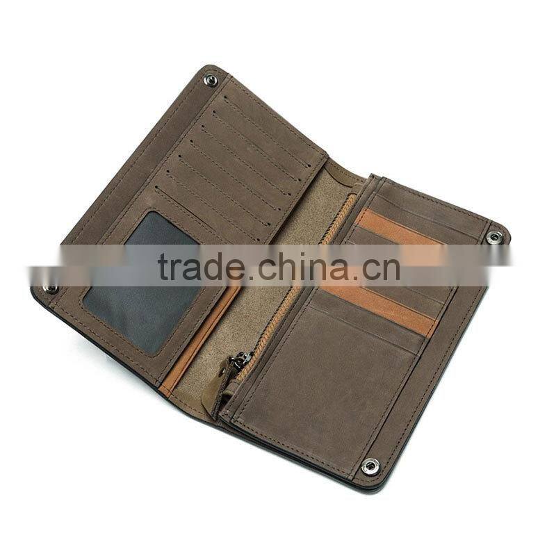 quality guarantee!!long bill leather wallet,promotion leatherr products for man,Gentleman leather necessary