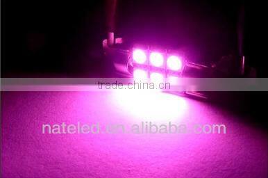 Festoon Lighting hiway universal auto bulbs 5050 6smd high lumen car led light