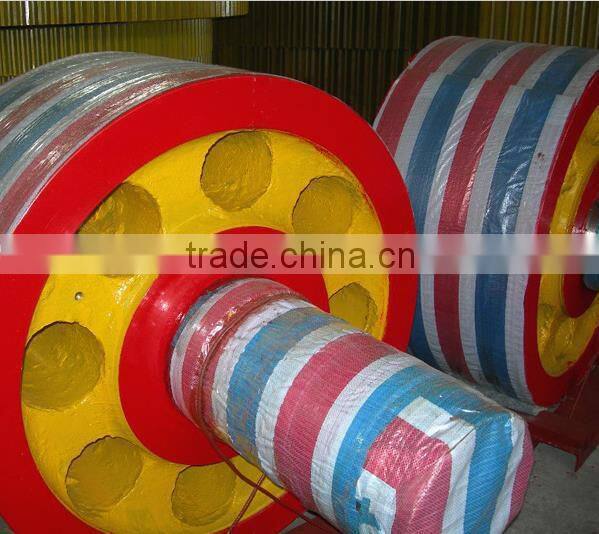 OEM steel forged supporting roller cement machinery parts