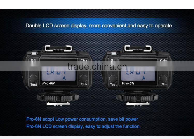 Pro-6N Wireless I-TTL Flash Trigger For Nikon