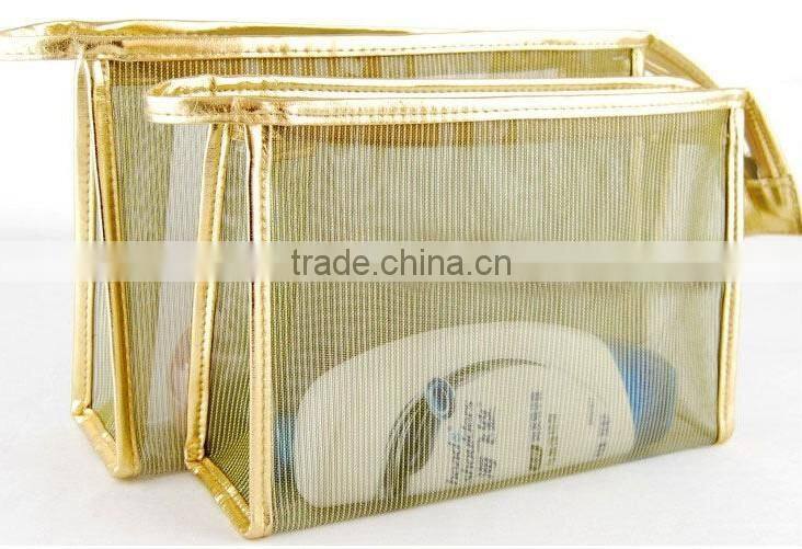Fashion cosmetic mesh bag